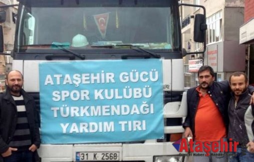 Ataşehir Gücü'nden türkmenlere yardım