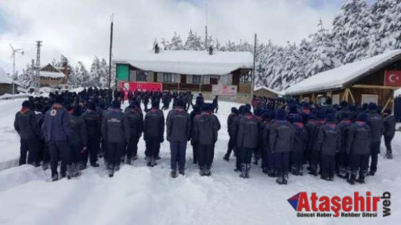 Kış İzci Kampı Bolu Aladağ’da başladı