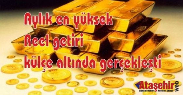 Aylık en yüksek reel getiri külçe altında gerçekleşti