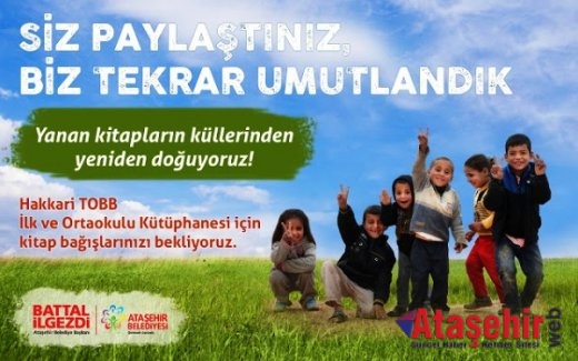 Hakkari TOBB İlköğretim Okulu İçin Kitap Kampanyası