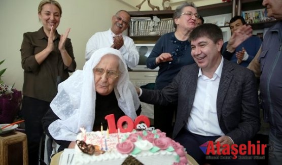 Başkan Türel’den asırlık nineye sürpriz ! 100. yaş pastası