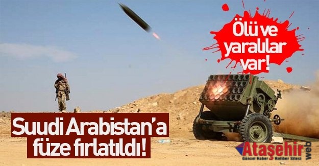 Suudi Arabistan'a füze atıldı 2 kişinin hayatını kaybetti