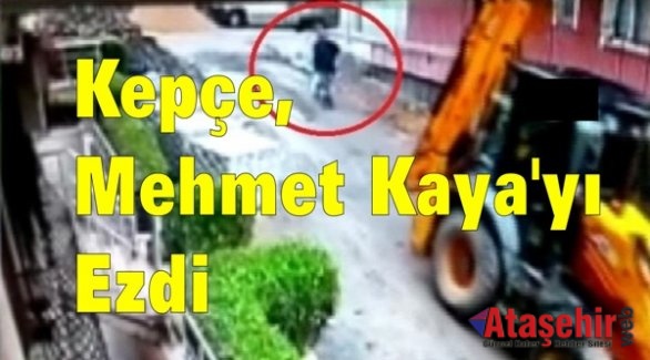 Ataşehir'de Yol Çalışması Yapan Kepçe, Mehmet Kaya'yı Ezdi