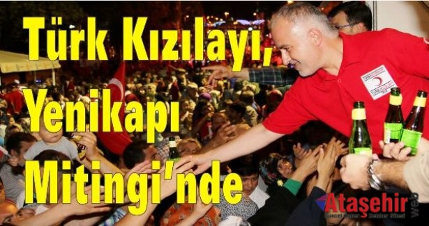 Türk Kızılayı, Yenikapı Mitingi’nde