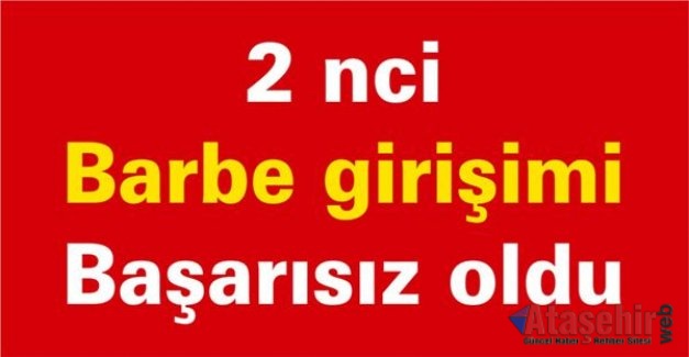 2 nci darbe girişimi başarısız oldu