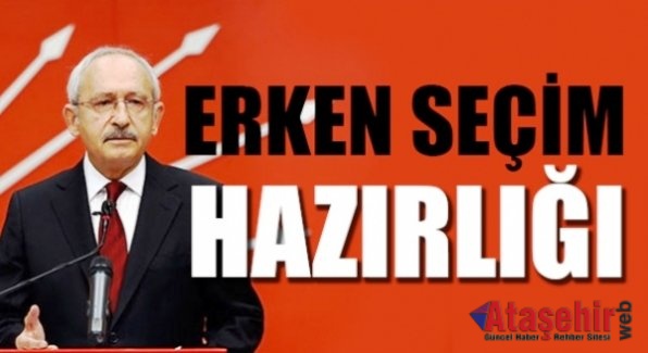 CHP'den Erken Seçim Hamlesi