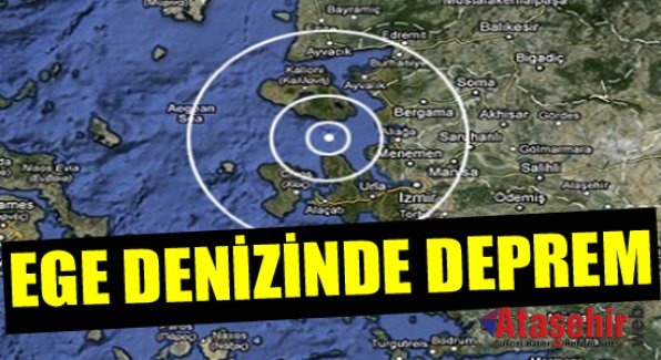 Ege Denizi'nde 4 büyüklüğünde deprem