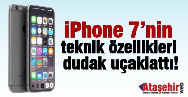 İŞTE İPHONE 7 VE İPHONE 7 PLUS ÖZELLİKLERİ