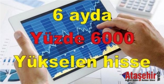 6 ayda yüzde 6000 yükselen hisse