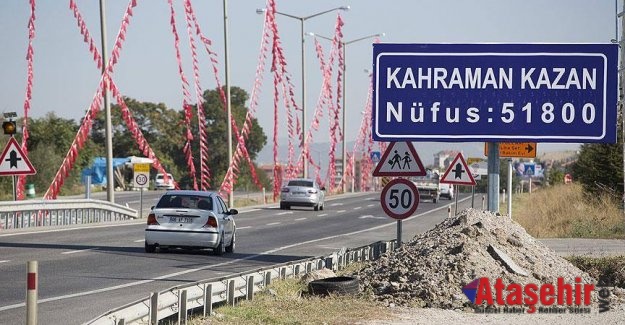 Ankara'nın Kazan ilçesinin adı "Kahramankazan" olarak değişiyor.