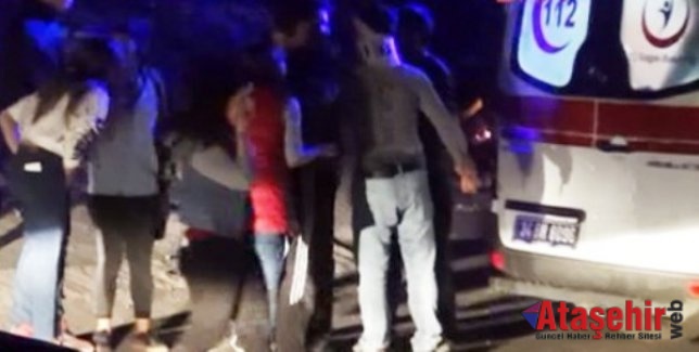 Ataşehir'de Trafik kazası sonrası bıçaklı kavga