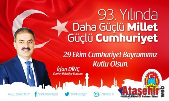 Başkan Dinç’in 29 Ekim Cumhuriyet Bayramı Mesajı