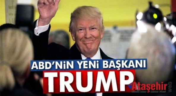 ABD'nin yeni başkanı Trump oldu