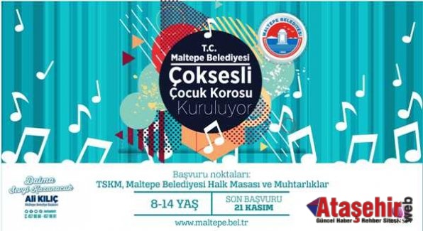 Maltepe'de Haydi çocuklar koroya!