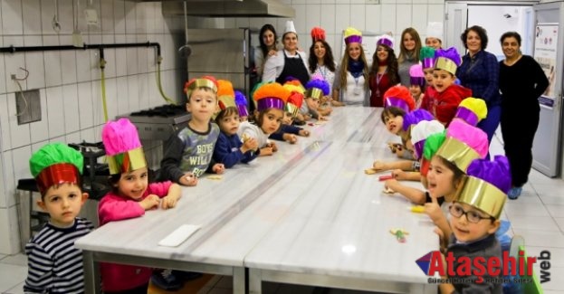 Maltepeli çocuklar mutfak ziyaretinde