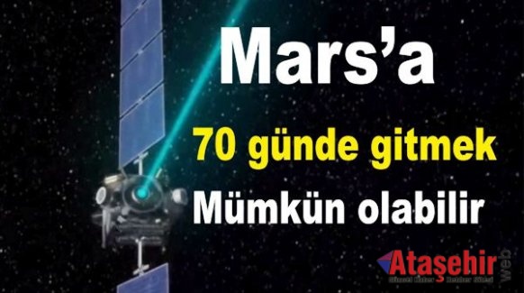 Mars’a 70 günde gitmek mümkün olabilir!