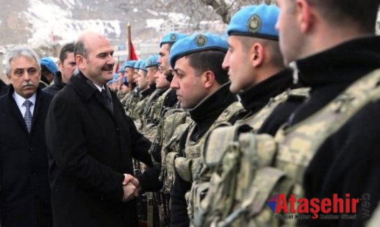 Bakanı Süleyman Soylu, Fatihler taburunu ziyaret etti.