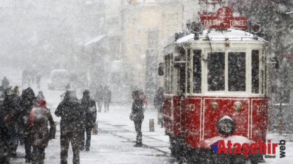 İstanbul'a karla karışık yağmur geliyor
