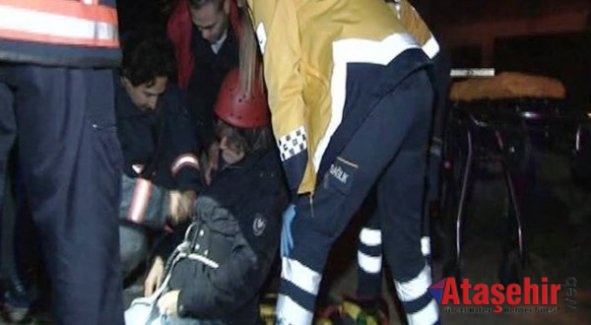 Ataşehir'de görme engelli vatandaş, kapağı olmayan rögara düştü
