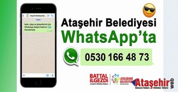 ATAŞEHİR BELEDİYESİ WHATSAPP İSTEK ŞİKAYET HATTI