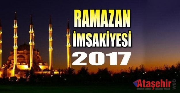 İstanbul İftar Saatleri (Ramazan İmsakiyesi 2017)