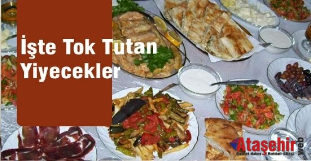 ORUÇ TUTARKEN TOKLUK HİSSİ SAĞLAYAN ÖNERİLER