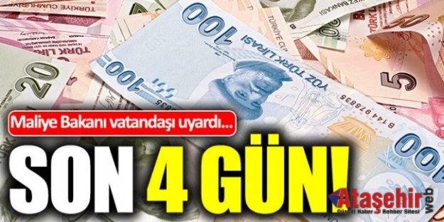 Yapılandırmda "son 4 gün"