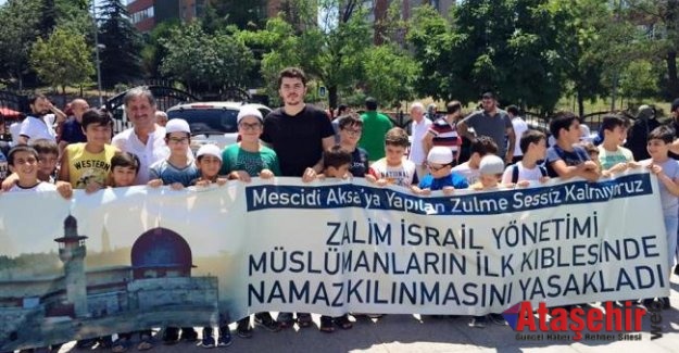 İsrail Ataşehir'de protesto edildi