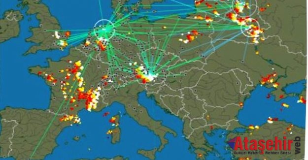 Dünya'nın 'yıldırım haritası'