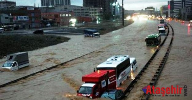 Meteoroloji  kuvvetli yağış ve sel uyarısı yaptı