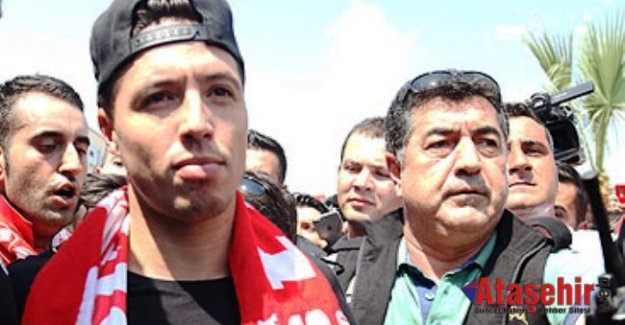 Samir Nasri, Antalya'ya geldi.