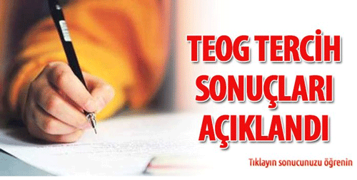 TEOG 2017 yerleştirme sonuçları açıklandı