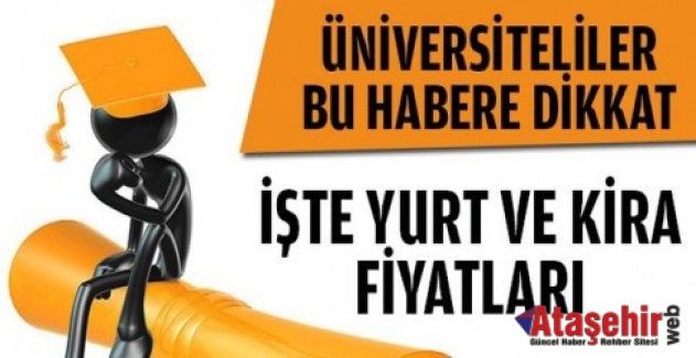 Yurt fiyatları 250 TL ile 1.000 TL arasında değişiyor