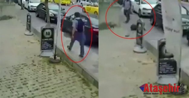 Ataşehir'de Kadına Yumruk Atan saldırgan yakalandı