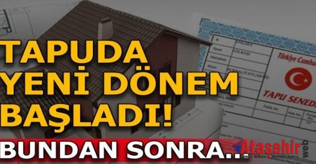 Tapu'da web emlakçı dönemi başladı