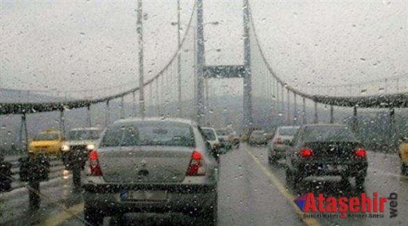 İstanbul'da kuvvetli sağnak yağış başladı
