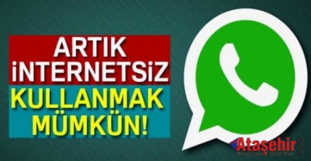 WhatsApp, Artık İnternetsiz Kullanmak Mümkün