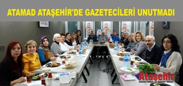 (ATAMAD) ATAŞEHİR'DE GAZETECİLERİ UNUTMADI