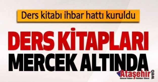 Ders kitapları mercek altında