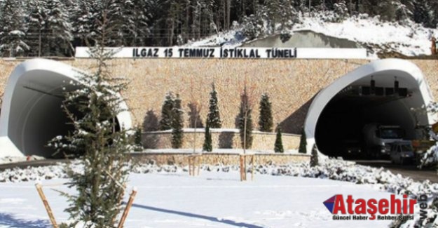 Ilgaz Tüneli’ni 1,2 milyon araç kullandı