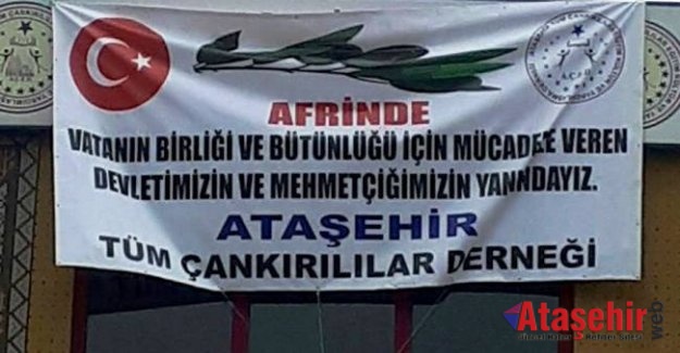 Çankırılılar'dan Afrin’deki Mehmetçiğe Destek Mesajı