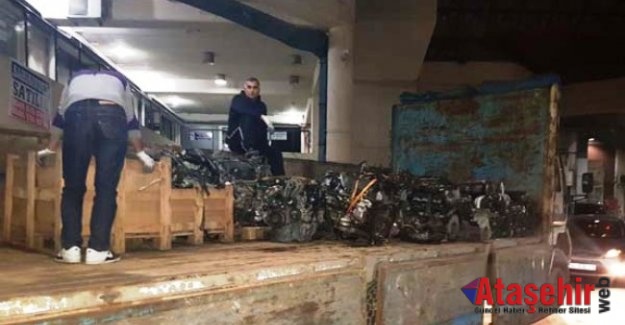Ataşehir'de 1 milyon liralık lüks oto motoru ele geçirildi