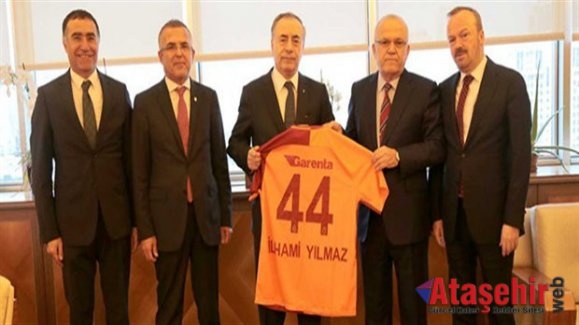Galatasaray yönetimi, Ataşehir Belediyesi'ni ziyaret etti