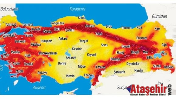 İstanbul’un Deprem risk haritası yayınlandı