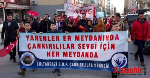 ÇANKIRILILAR SEVGİ, BARIŞ VE KARDEŞLİK İÇİN YÜRÜDÜ