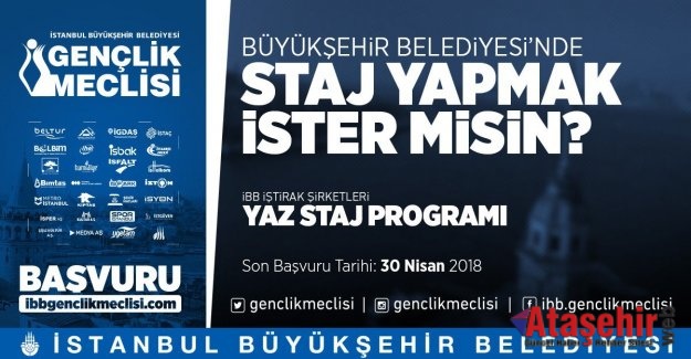 İBB'DE STAJ YAPMAK İSTER MİSİN?