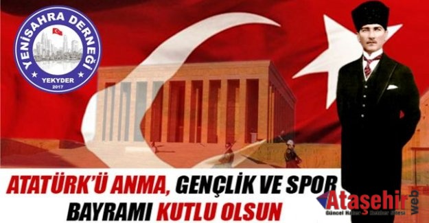 19 Mayıs Atatürk'ü Anma Gençlik ve Spor Bayramınız kutlu olsun.