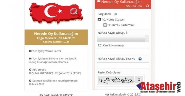 SEÇMEN BİLGİLERİ MOBİL UYGULAMADA