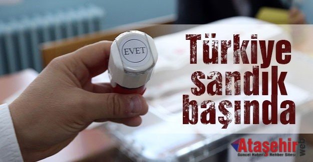 TÜRKİYE SANDIK BAŞINDA