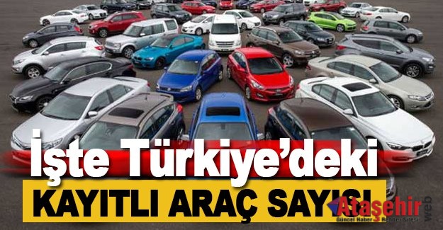 TÜRKİYE’DEKİ ARAÇ SAYISI 23 MİLYONA YAKLAŞTI